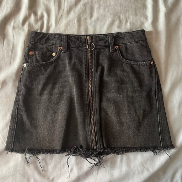 FP black denim skirt - Picture 2 of 4